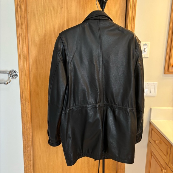 DANIER Genuine Leather Jacket Black - Size Small - Picture 7 of 10